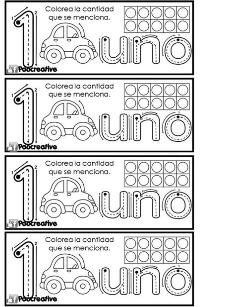 Fabulosas Fichas Para Repasar Los Números Del 1 Al 10 Aprendizaje De Los Números