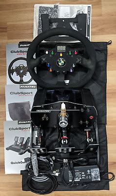 Fanatec Clubsport Wheelbase V Cs Pedals V Bmw M Gt Wheel