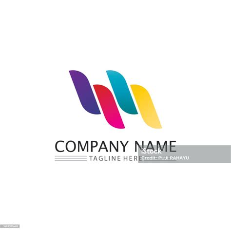 Jenis Logo Desain Vektor Bisnis Perusahaan Identitas Gaya Ikon Logo ...