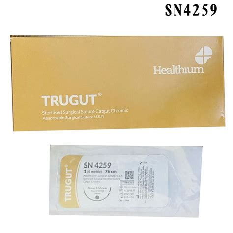 Sn Healthium Trugut Chromic Catgut Suture Metric At Rs