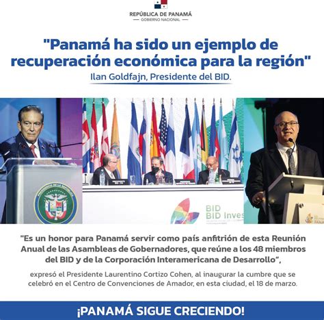 Registro Público on Twitter RT presidenciapma El Pdte de el BID