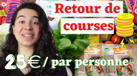 MINI BUDGET Manger 1 Semaine Avec 25 Retour De Courses I S En