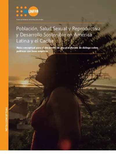 Población Salud Sexual y Reproductiva y Desarrollo Sostenible en América Latina y el Caribe
