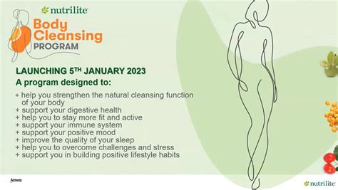 Nutrilite Body Cleansing Program Weds Th January Pm Gmt A Day