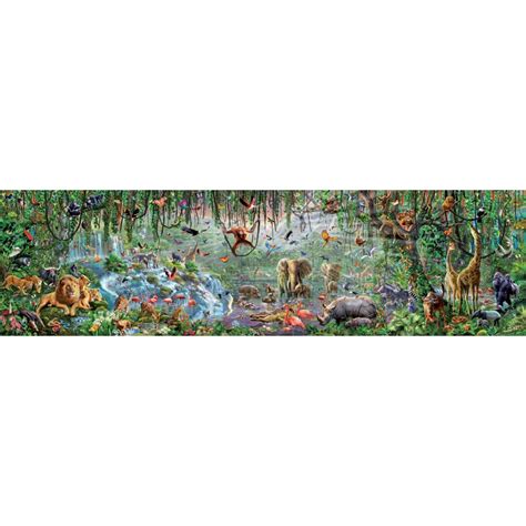 Puzzle Educa La Vida Salvaje De La Jungla 33600 Piezas Kubekings