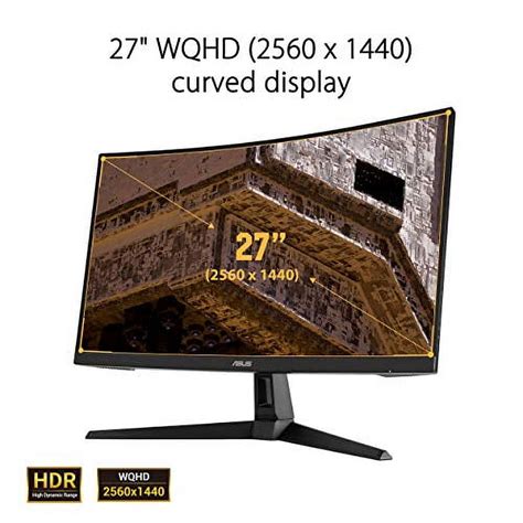 Asus Tuf Gaming P Hdr Curved Monitor Vg Wq B Qhd X