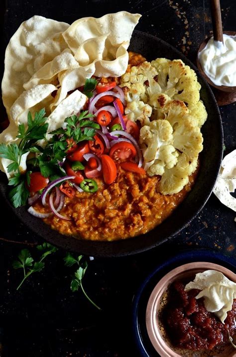 Tarka Dhal With Roasted Cauliflower Bibbys Kitchen Recipes