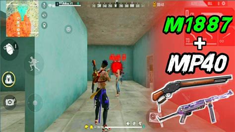 M1887 BEST SHOTGUN IN FREE FIRE M1887 MP40 KILLING MONTAGE NIROB YT