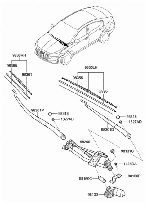 Windshield Wiper Hyundai Elantra Korean Made