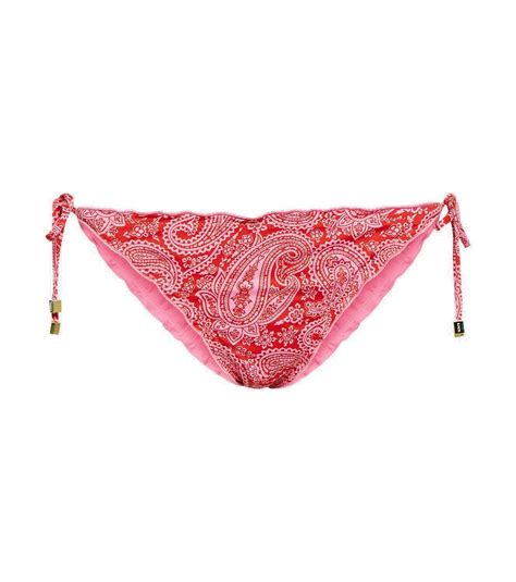 Heidi Klein Tangier Reversible Ruffle Triangle Bikini Bottom Heidi Klein