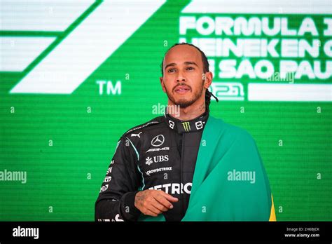 Lewis Hamilton Interlagos Podium Hi Res Stock Photography And