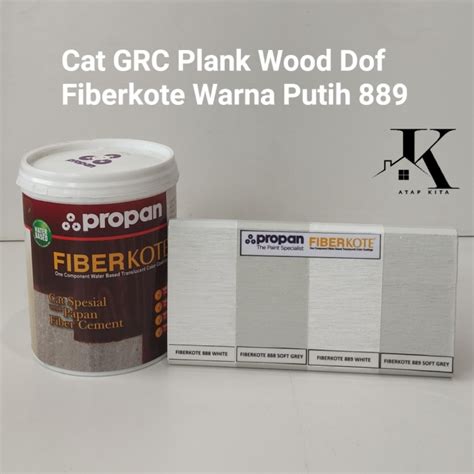 Jual Cat Propan Fiberkote GRC Putih Dof 889 1L Grc Lisplank