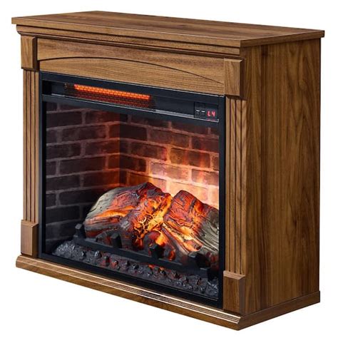 ToolCat 28 In Freestanding Electric Fireplace Heater Mantel With