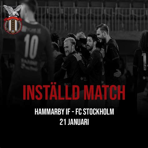 Matchen mot Hammarby IF ställs in