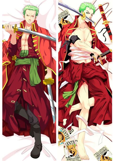 Anime One Piece Dakimakura Roronoa Zoro Soft Hugging Body Pillow Case