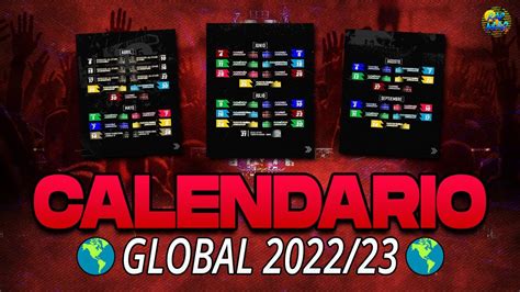 Este Es El CALENDARIO COMPLETO De FMS 2022 2023 FMS INTERNACIONAL