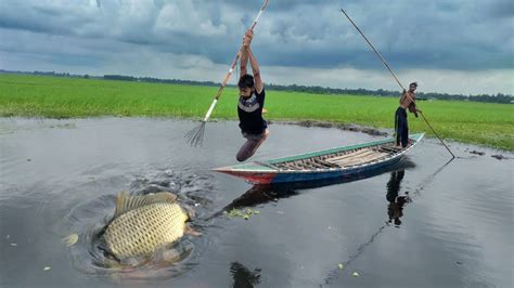 😲unbelievable Big Fish Catching By Boat💖best Trap Can Catch Lot Of Big