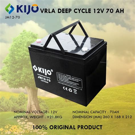 Jual Kijo Aki Kering Vrla V Ah Dry Accu Battery Baterai V Ah