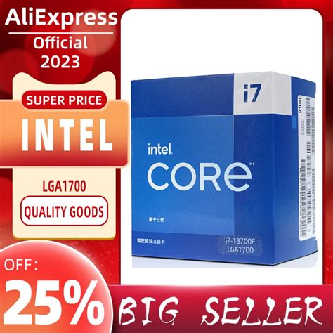 Intel Core I7 13700f I7 13700f Box 21 Ghz 16 Core 24 Thread Cpu