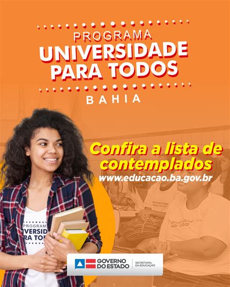 Sec Divulga Resultado Do Programa Universidade Para Todos Baixo Sul