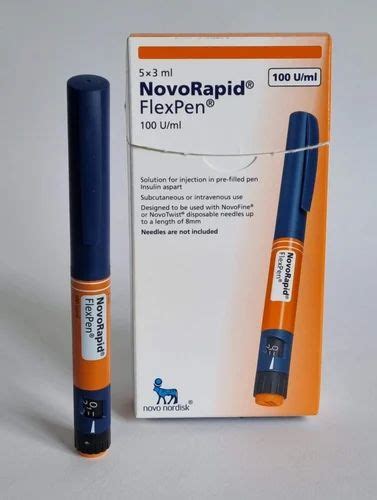 Novorapid Flexpen Injection Packaging Size Ml Iu Ml At