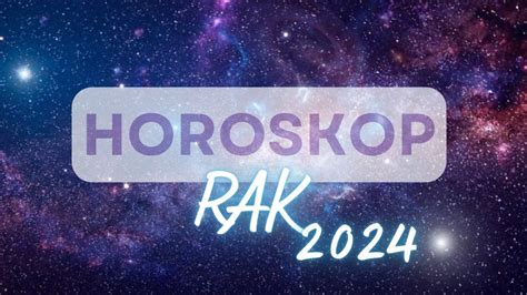 RAK 2024 GODISNJI HOROSKOP YouTube