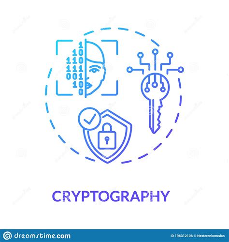 Icono De Concepto De Criptograf A Ilustraci N Del Vector Ilustraci N