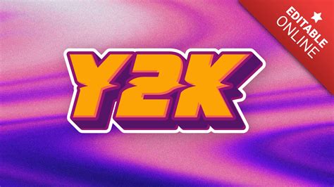 Y2k Font Generator New Text Effects