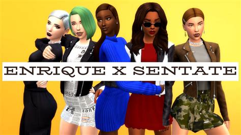 Enrique X Sentate Cc Collection Showcase The Sims 4 Youtube