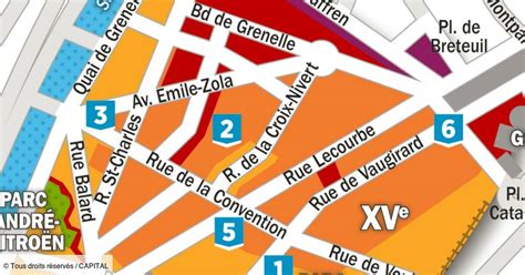 Immobilier La Carte Des Prix Dans Le Me Arrondissement De Paris