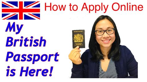 HOW TO APPLY FOR A BRITISH PASSPORT ONLINE UNBOXING MY UK PASSPORT