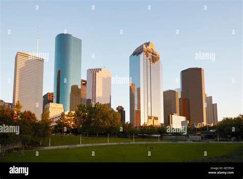 Houston city skyline Stock Photo - Alamy