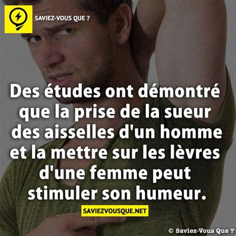 Des Tudes Ont D Montr Que La Prise De La Sueur Des Aisselles Dun