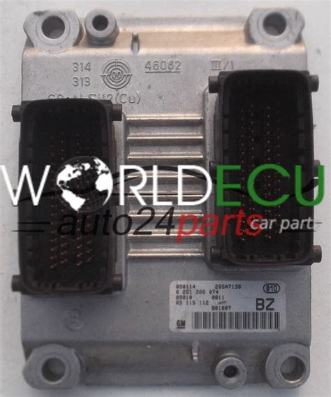 Motorsteuerger T Ecu Steuerger T Opel Corsa C Z Xe Bosch