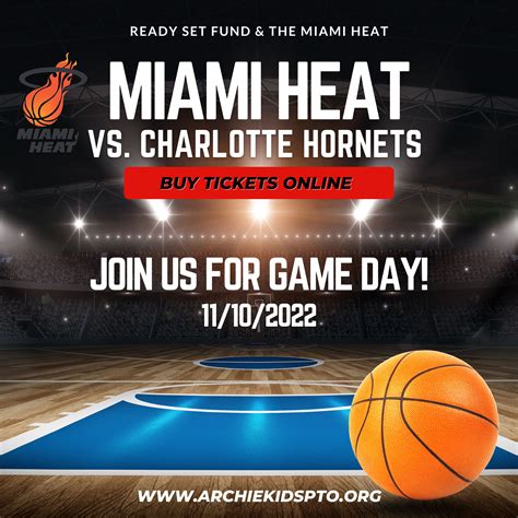 Miami Heat vs. Charlotte Hornets | Archimedean Kids PTO