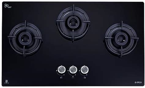 Elica Hob Italian Burner Auto Ignition Glass Top Big Lotus And