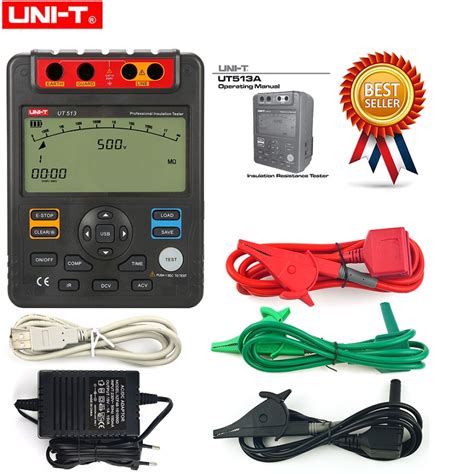 Uni T Ut A Insulation Resistance Tester Analog Bar Graph Ac Dc V