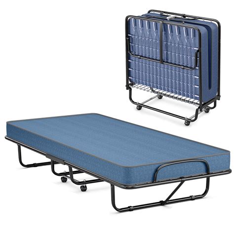 Buy Giantex Folding Bed With Mattress Rollaway Guest Bed Twin Size