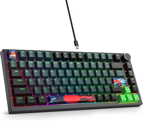 Solidee Wired 75 Mechanical Gaming Keyboard Hot Swappablered Switch