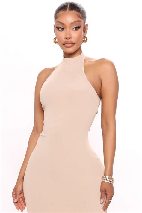 Lola Midi Dress Mocha Fashion Nova Dresses Fashion Nova