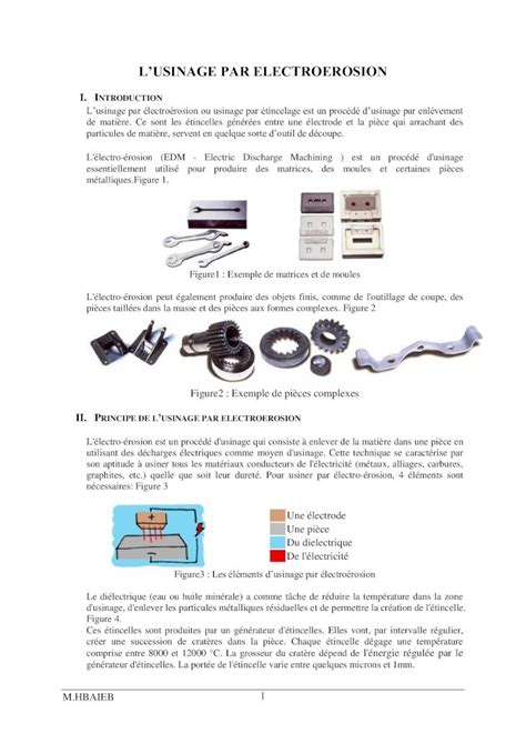 PDF L Usinage Par Electroerosion DOKUMEN TIPS