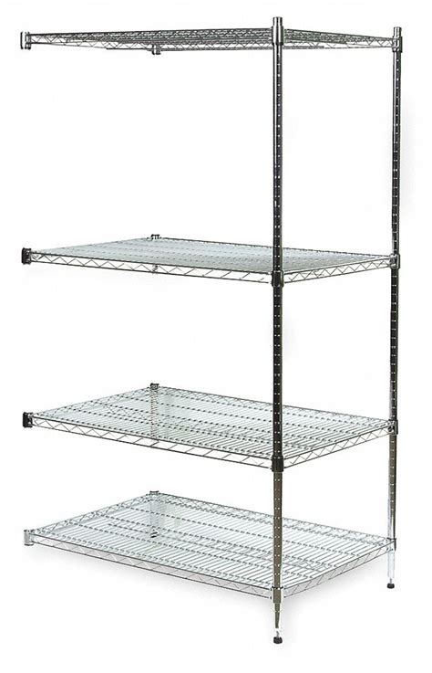 Grainger Approved Add On Wire Shelving Unit 36w X 36d X 74h 4