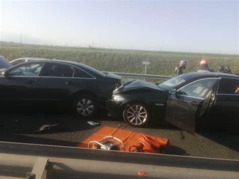 FOTO UPDATE Carambol cu patru mașini pe Autostrada Soarelui Cel