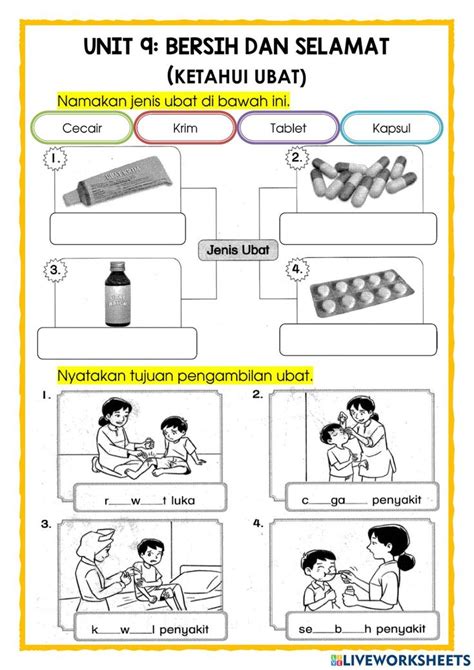 Pendidikan Kesihatan Tahun 1 Jenis Jenis Ubat Nbkomputer