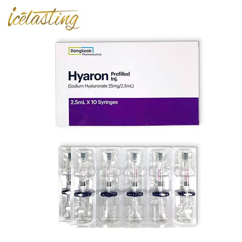 Korea Hyaron Ha Filler Prefilled Injection Ml Hyaluronic Acid Skin