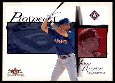 Cartes De Baseball Fleer Tradition Jason Romano Eur