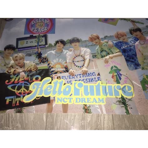 Jual Rolled Poster Exo Nct Dream Glitch Mode Hello Future Hot Sauce