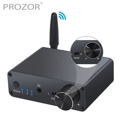 PROZOR 192kHz Bluetooth Compatible DAC Converter With Headphone Amplifier 3.5mm Audio Adapter ...