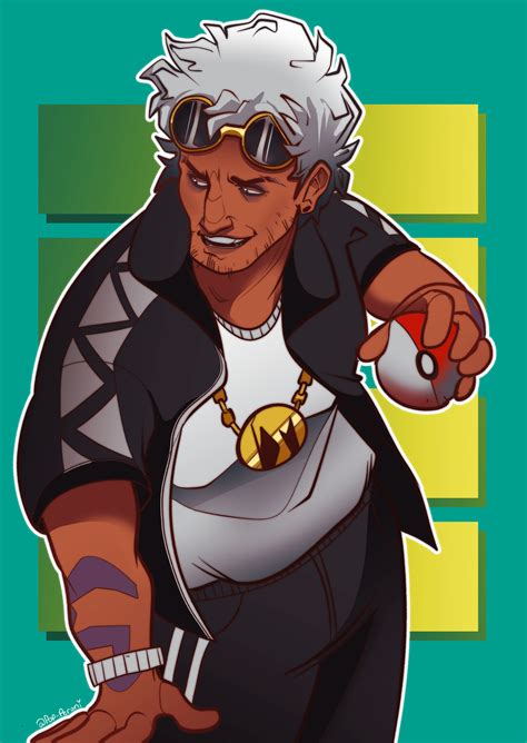 ArtStation - Guzma Fanart - Pokemon Sun & Moon