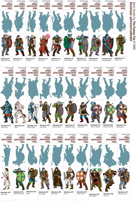 Dandd Printable Minis